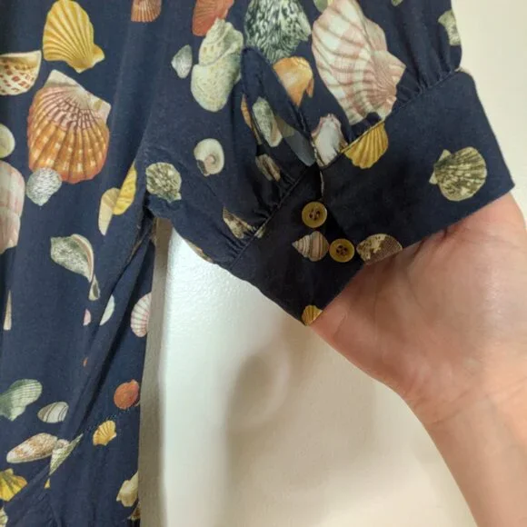 Joanie Albertine Shell Print Midaxi Dress - Picture 8 of 14